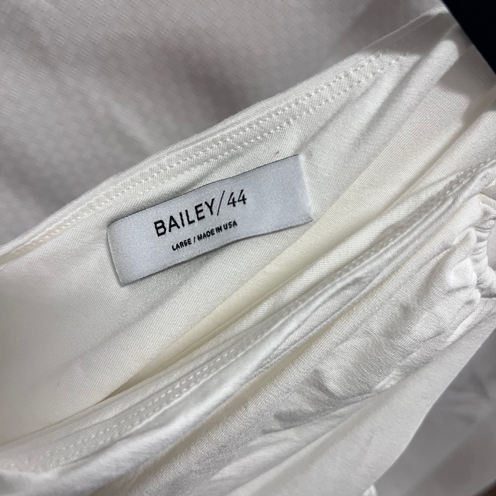 Bailey 44 White off the shoulder Body suit